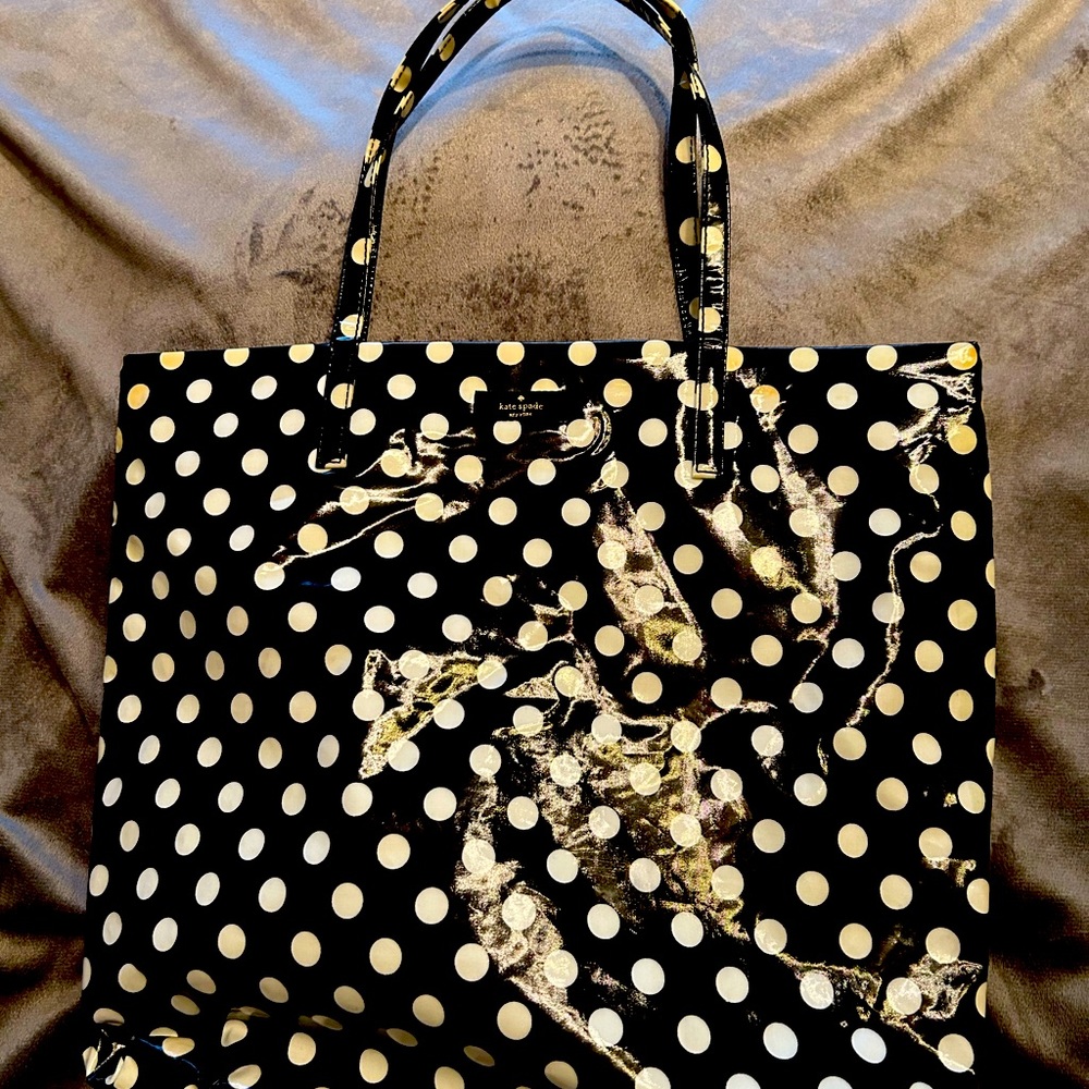 Kate Spade polka dot bag!